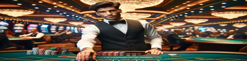 Professionell geschulte Croupiers