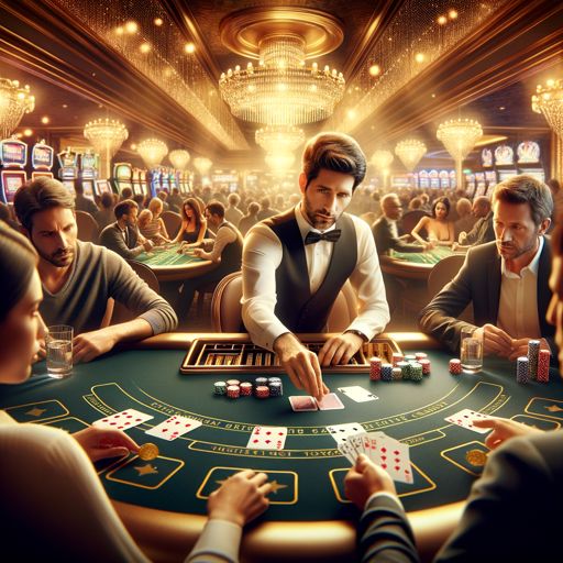 Spielerlebnis und Interaktion mit echten Dealern